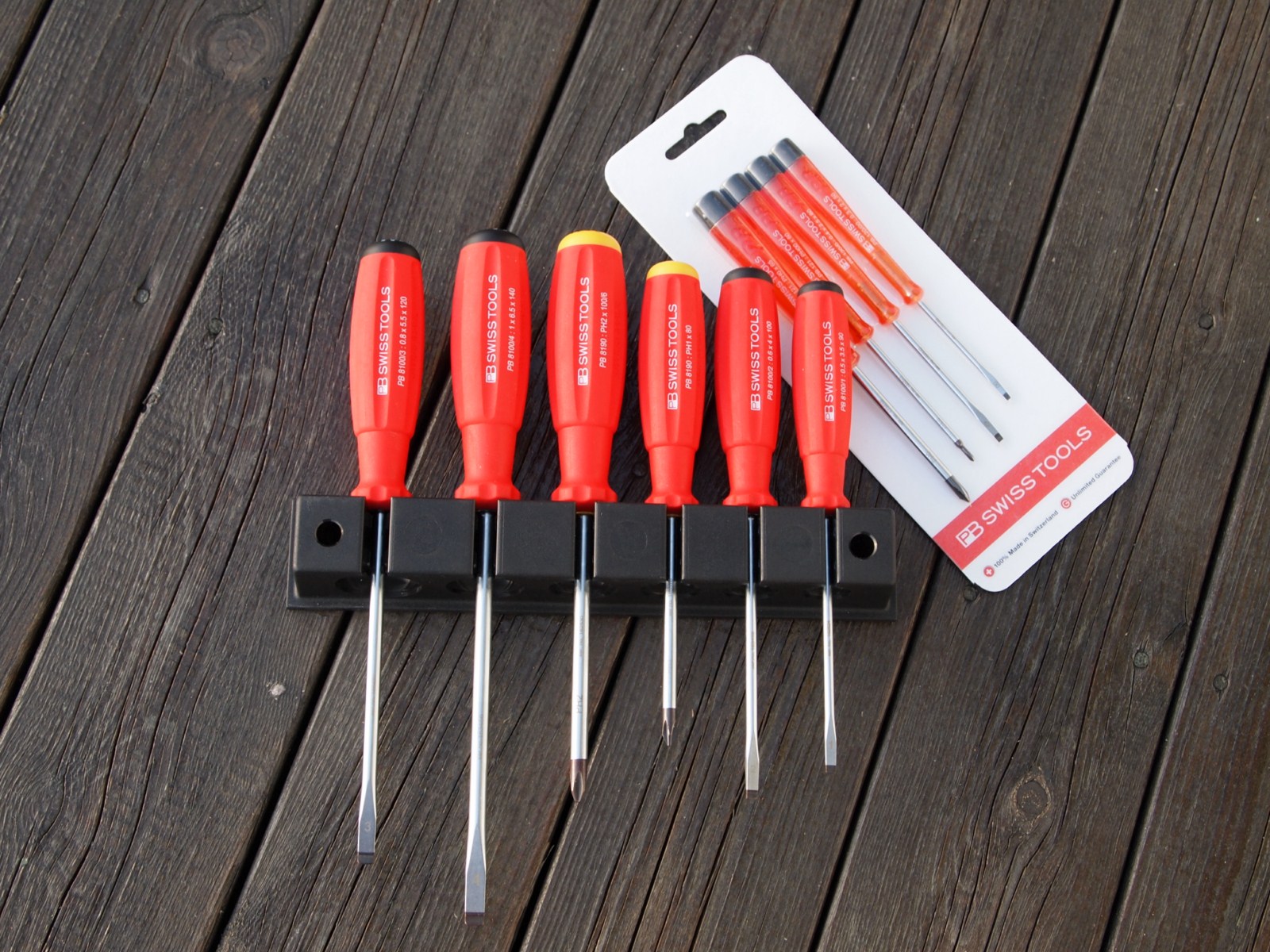 The wandering axeman PB Swiss; SwissGrip Screwdriver Set and